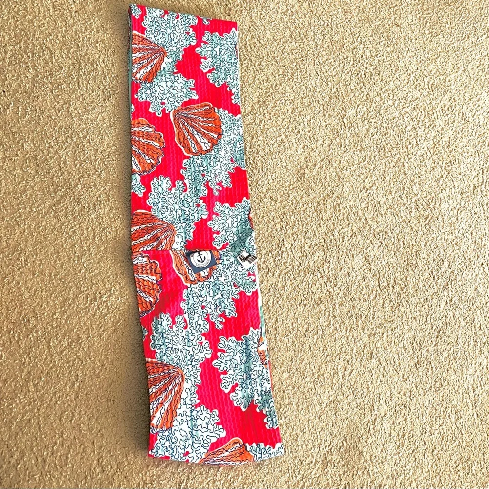 NWT Bows and flows shells coral infinity scarf